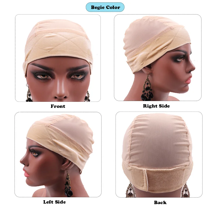 Non Slip Wig Grip Cap For Women Wig Gripper Accessories For Wigs Black Nude Brown Velvet Headband Wig Cap Comfortable Wig Tools