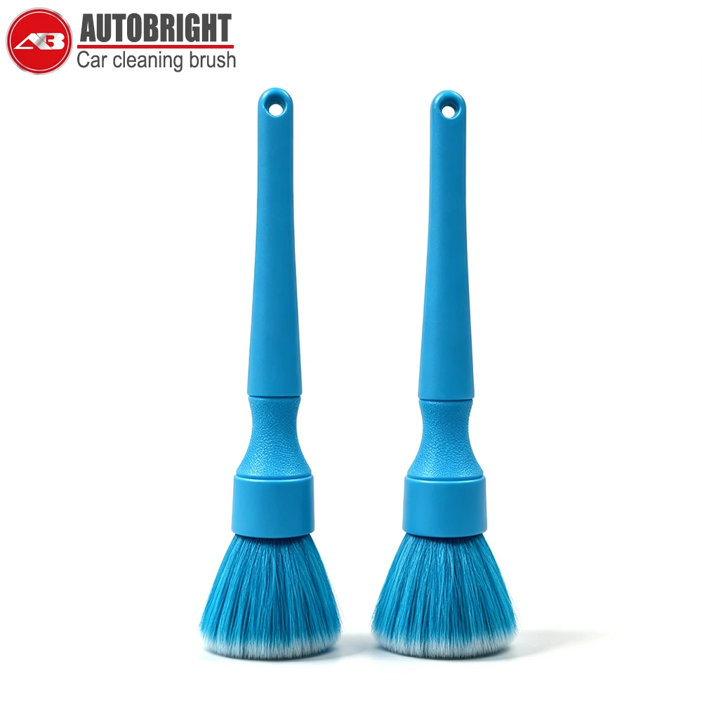 AUTOBRIGHT Car Detailing Brush with Ultra-Soft Bristles Auto Interior Cleaning Brush for Dashboard Air Vents Car Washing Beauty