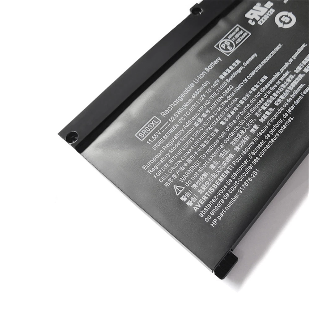 Genuine Original SR03XL L08934-2B1 L08855-855 Laptop Battery For HP OMEN 15-CE,17-CB0052TX Pavilion Gaming 15-CX0096TX,CX0006NT