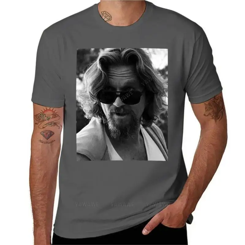 Мужская Винтажная футболка с коротким рукавом и графическим принтом