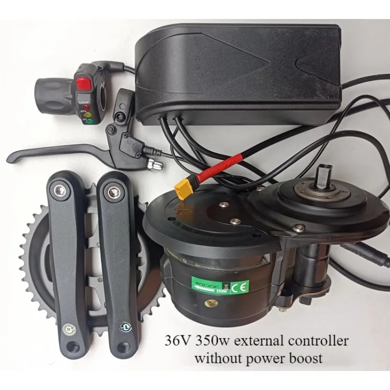 محرك تحويل متوسط المحرك 36 فولت/48 فولت 350 وات IP65 عزم دوران 85 نانومتر و85-90 دورة في الدقيقة لمجموعة المساعدة الكهربائية للدراجات الجبلية/الطريق/الدراجة الإلكترونية