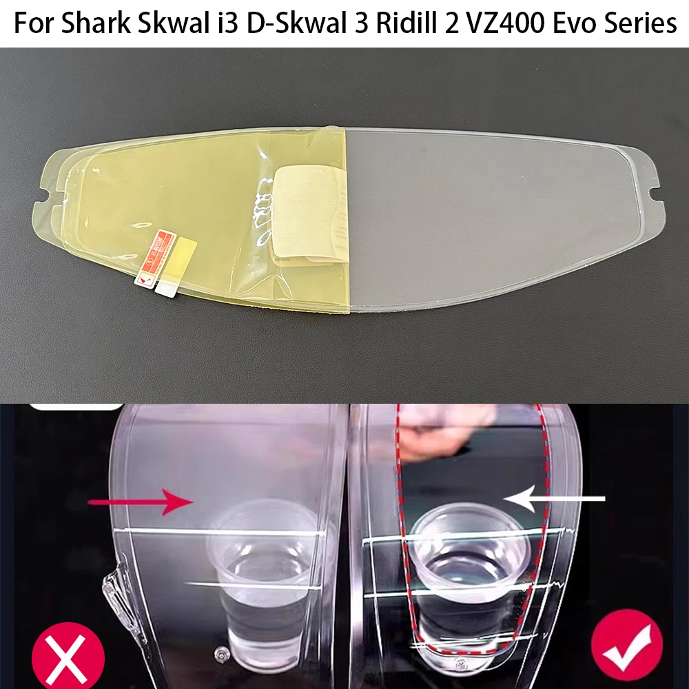 

Helmet Visor Anti Fog Film For Shark Skwal i3 D-Skwal 3 Ridill 2 VZ400 Evo Series