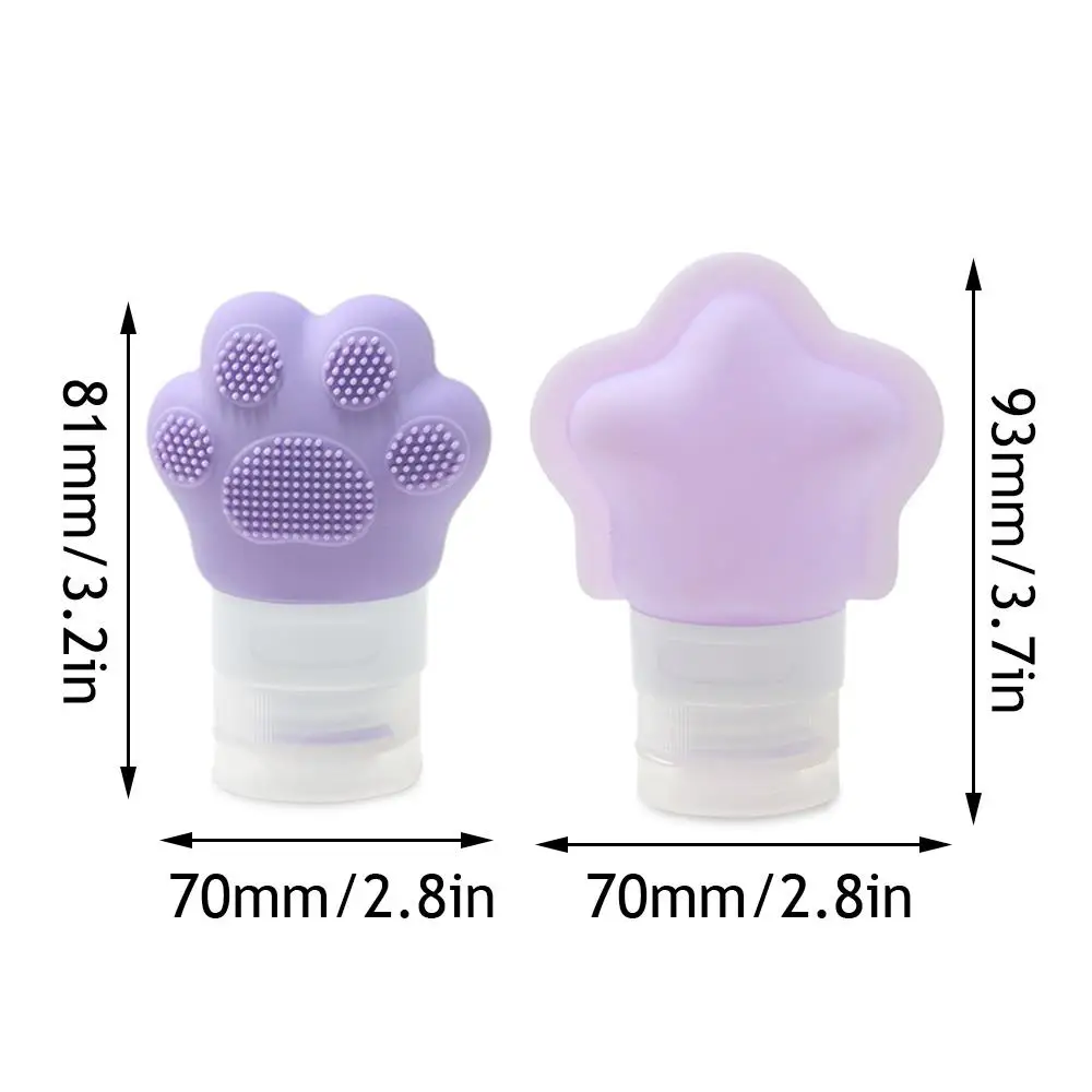 حاوية شامبو، حاويات ضغط مفيدة، زجاجة قابلة لإعادة الملء، زجاجات سفر محمولة، صندوق من السيليكون، علبة مستحضرات التجميل، صندوق ملون