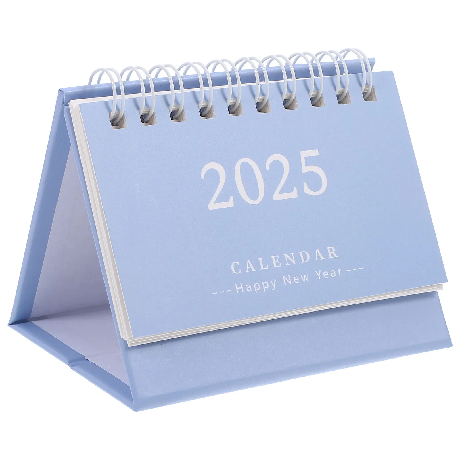 

2025 Desktop Calendar Simple Notepad Daily Use Standing Calendar Household Calendar Decorative Monthly Calendar Home Supply