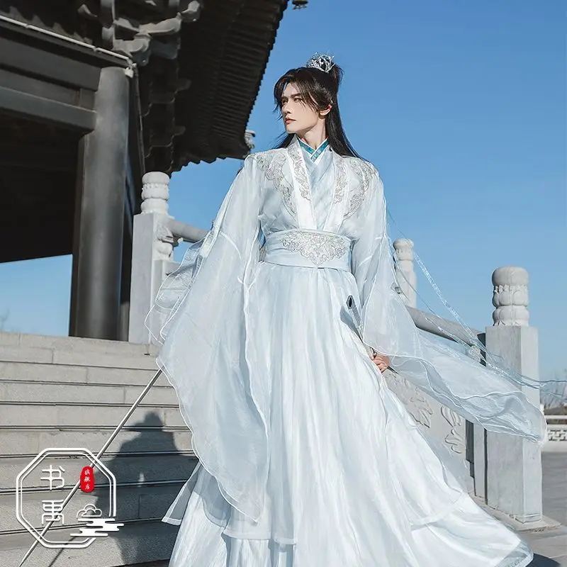 

Косплей Костюм chu wanning Белое платье Древнее Hanfu ChuWanning MoRan Китайская телевизионная серия против старения 2Ha Бессмертие chu wanning