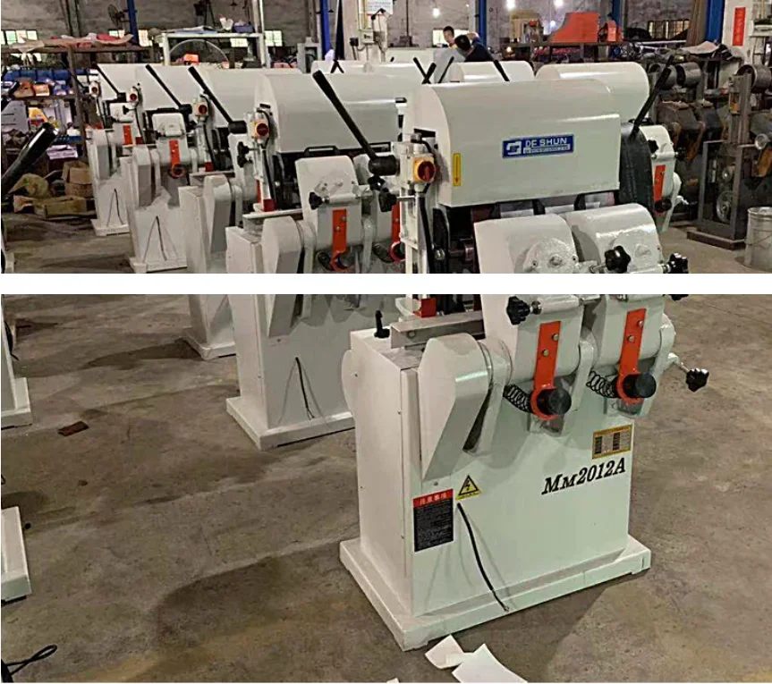 Double belt Industrial woodworking machinery wood stick sander round wood bar handle sanding machine