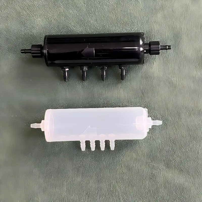 White Ink Circulation Splitter System for UV DTF DTG Printing XP600 4720 5113 I3200 L1800 Printhead with Buffer Bottle Filter