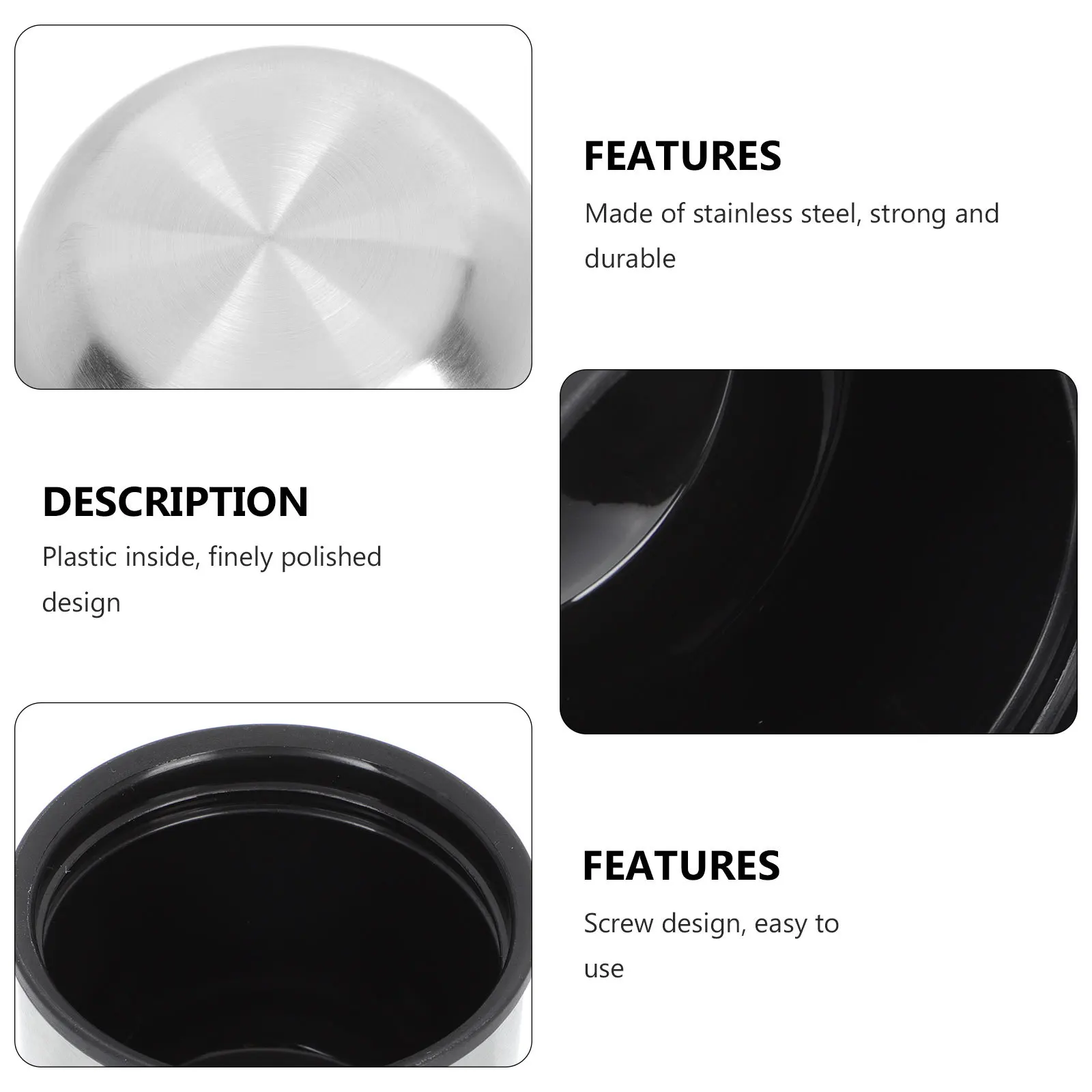 4 قطعة أغطية الزجاجات المعزولة المواد عالية الجودة نظيفة بسيطة شطف هدية أصدقاء فراغ كوب الأغطية كوب الحفاظ على الحرارة يغطي #3