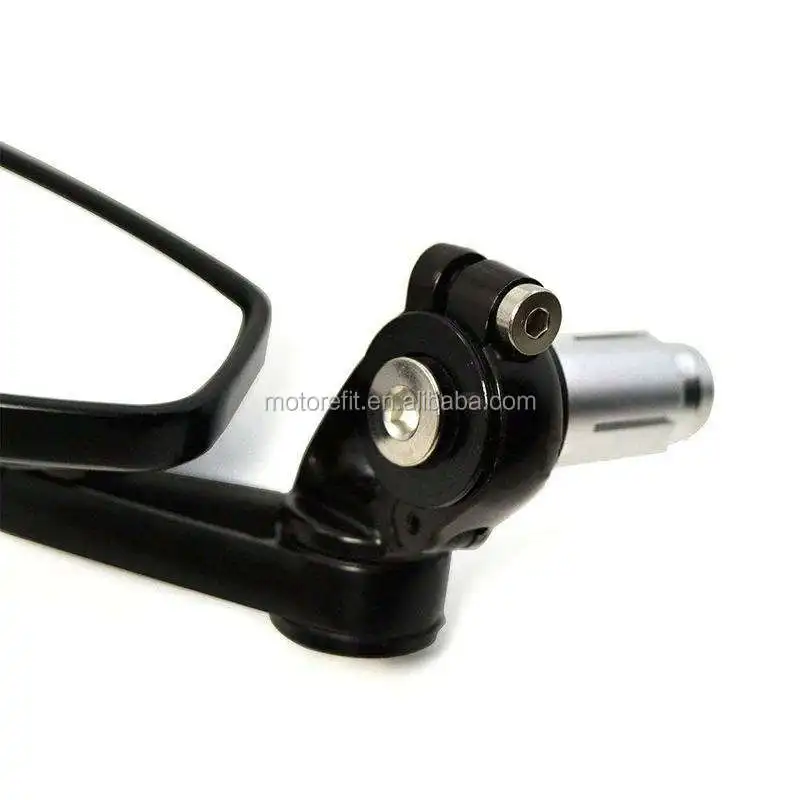 العالمي 7/8 "البيضاوي CNC الخام الألومنيوم المقود بار نهاية جبل مرآة الرؤية الخلفية الرياضية الجانبية #5