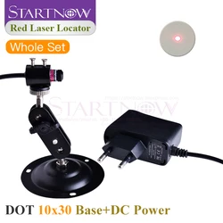 Red DoT Laser Locator Set 10*30 With Holder & DC Adapter Laser Marker Guide Module Laser Beam Positioner For Marking Alignment