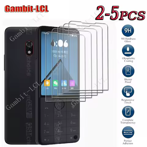 2-5PCS 9H HD Original Tempered Glass For Xiaomi Qin F22 Pro 3.54" QinF22Pro F22Pro Screen Protective Protector Cover Film