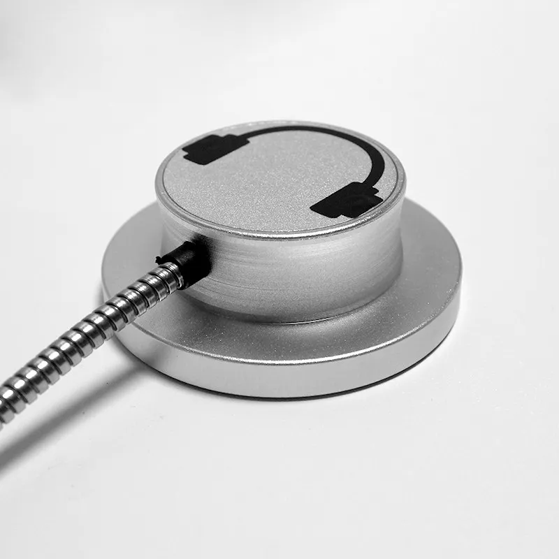 Wall Mounted Magnetic Headset Automatic Magnetic Headphone Earpiece for Hall & Exhibition Hall Use