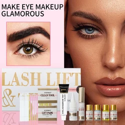 Professional Lash Lift e Tint Kit, Eyelash Perming Kit, Semi Permanente Brow, Curling, Lashes Dye, Kit de laminação