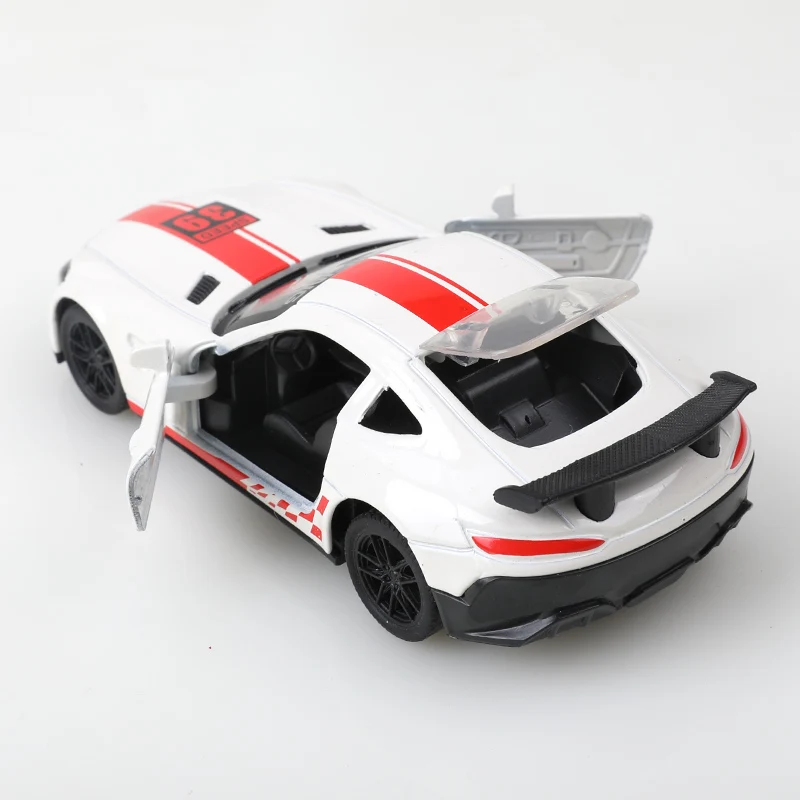 (bagged)1:36 Alloy Car Model Simulation Benz GT Racing Car Vehicle Pull Back Car Ornaments Collection Toys For Boy Children