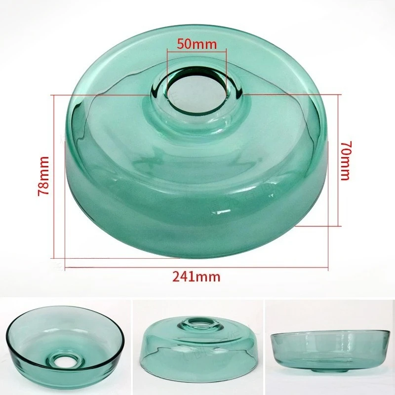 1 Pcs Chair Integrated Machine Accessories, Morita Anle Glass Spittoon Basin, Spitting Basin .Caliber 50mm s view 5