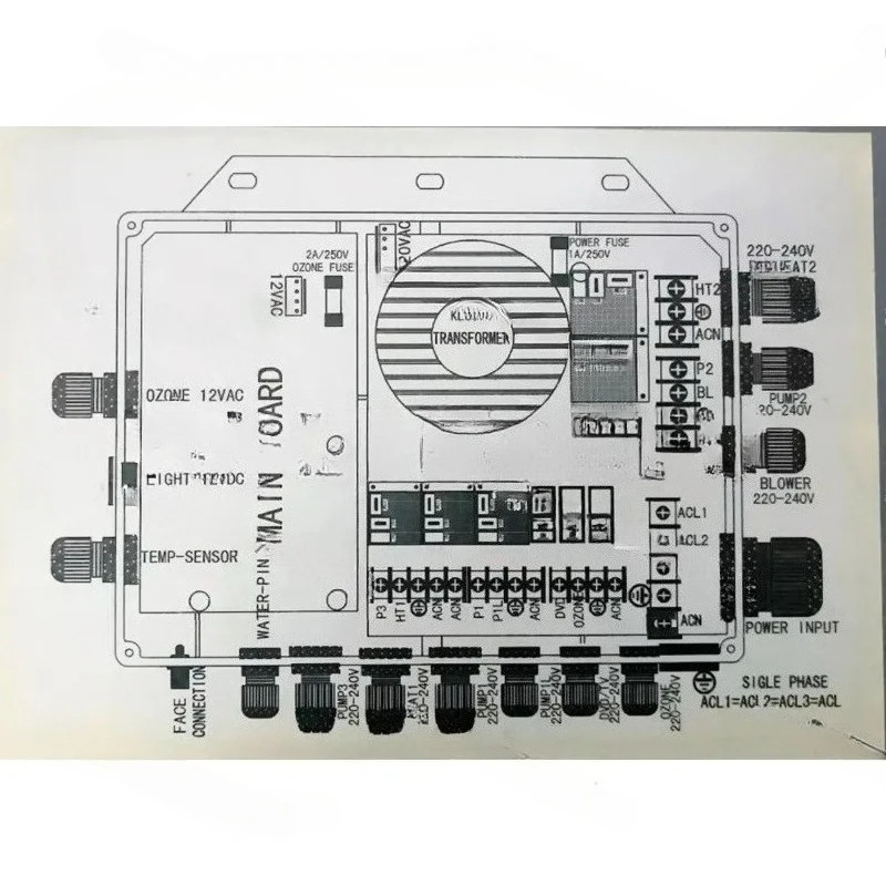 KL8300 full set spa controller Control unit, Power unit & hot tub controller,suitable for JAZZI,J&J,SERVE SPA,kingston and so on