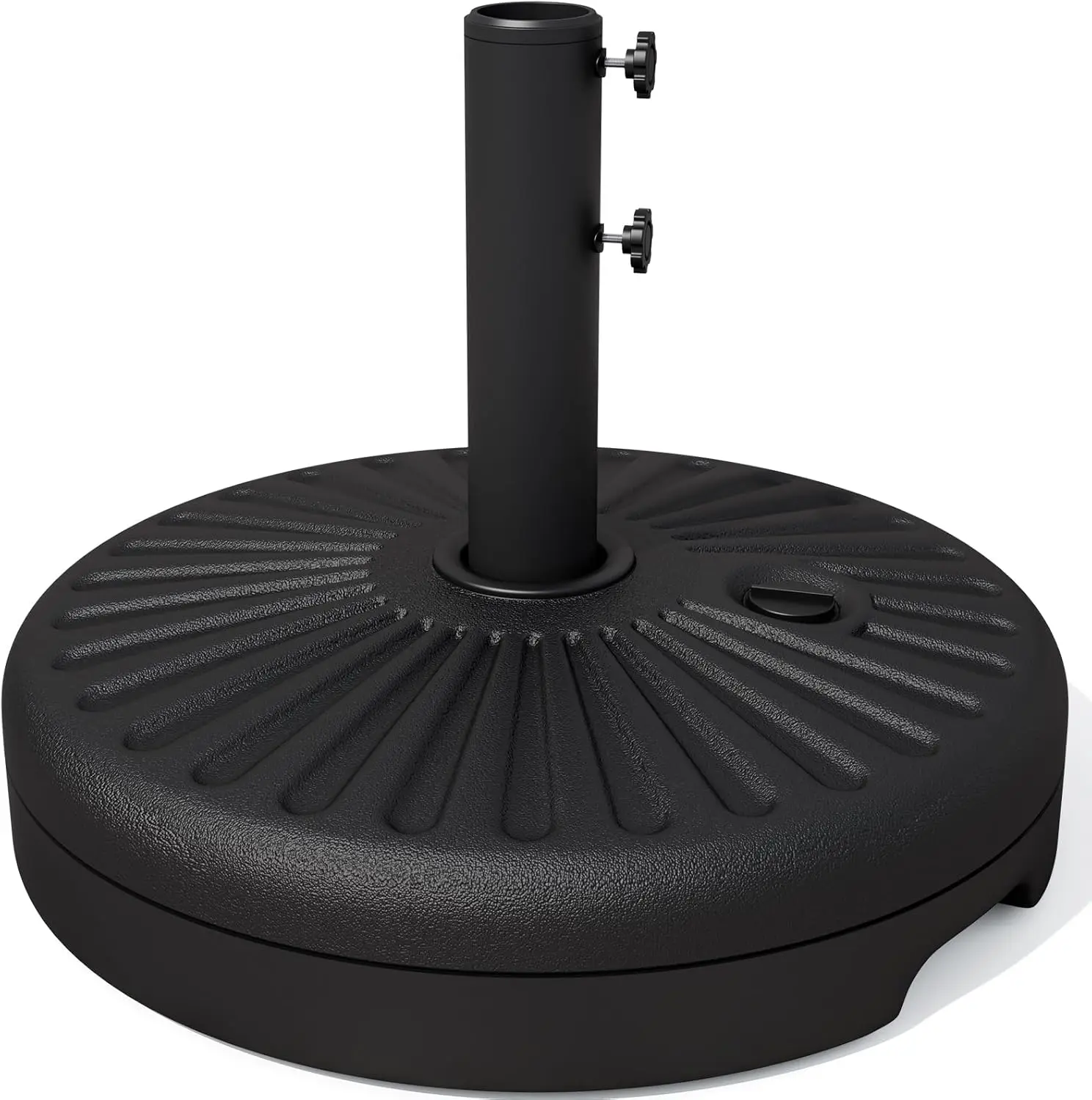 

Усиленное основание для зонта с наполнением водой, грузоподъемность 37 кг, для патио, террасы, зоны у бассейна - черное