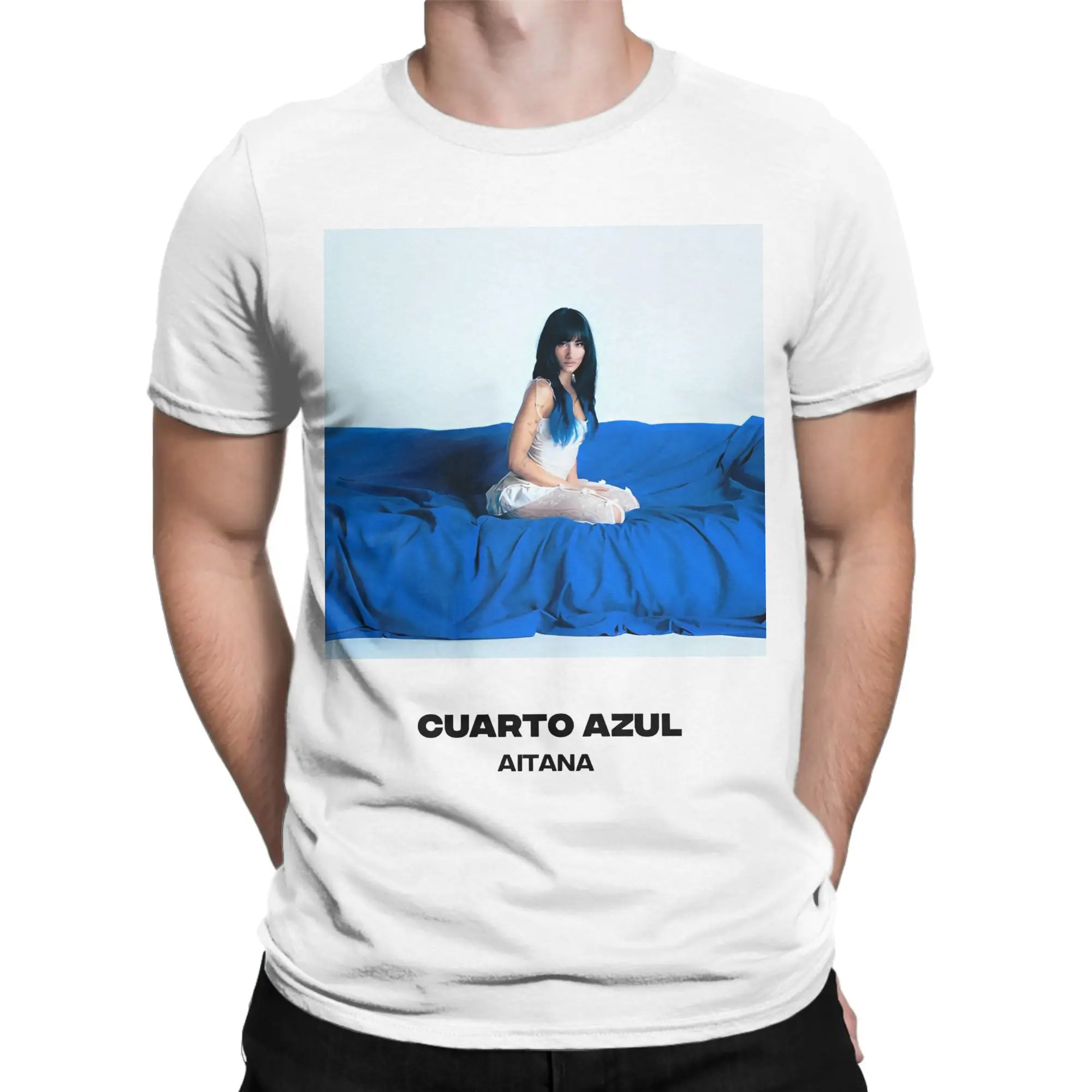 Summer Aitana CUARTO AZUL Tour 2025  Novelty T-Shirts 100% Cotton Tshirt for Adult Y2K Retro Plus Size 6XL Short Sleeve Top Tees