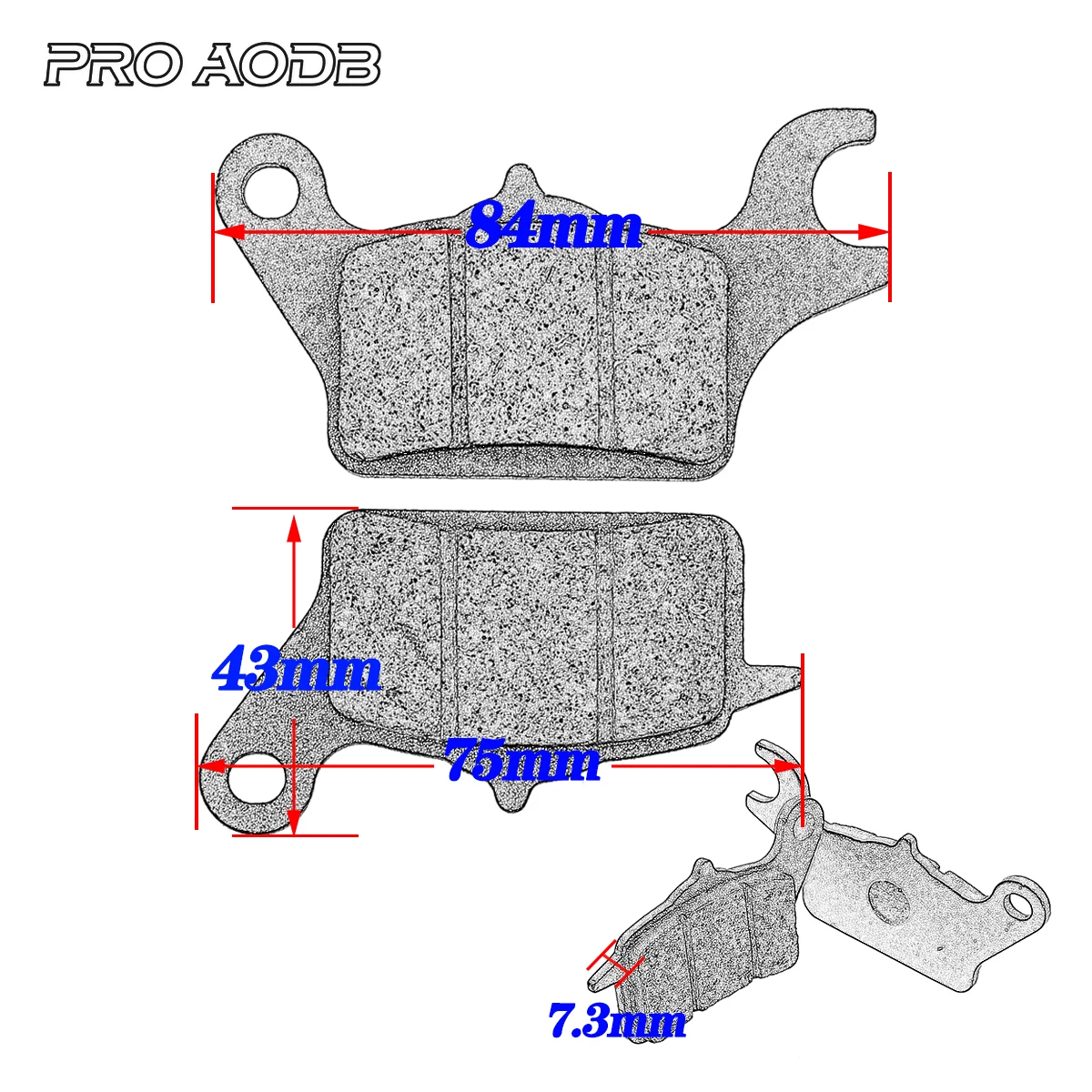 Electric Scooter Original Front and Rear Brake Pad Shoe For Niu NGT NQiGT N1 N1s NQI M1 M2 M+ U1 Um Us G1 GO Disc Brake Pads