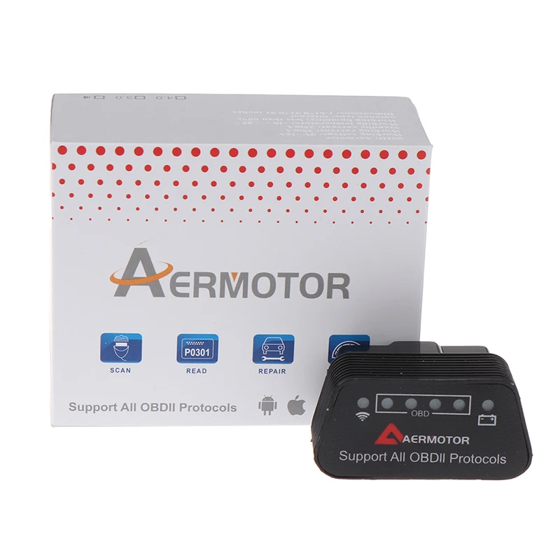 ELM327 V1.5 Wifi Bluetooth 4.0 V1.5 OBD2 Code Reader Car Diagnostic Scanner Diagnostic Tools Supporting Android IOS System