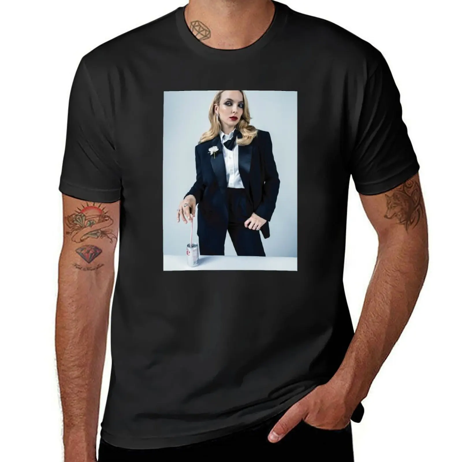 Dating Jodie Comer T-Shirt blacks anime clothes black t shirts for men