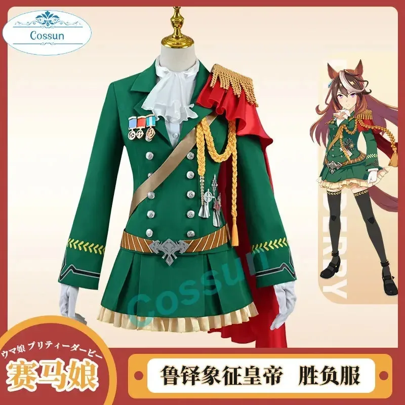 Cy2025 Uma Musume Pretty Derby Symboli Rudolf disfraz Cosplay juego de Halloween anime mujeres