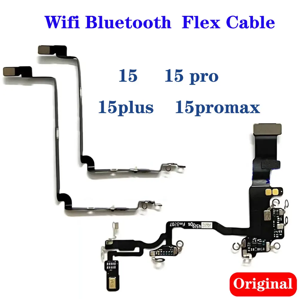 Original Bluetooth Antenna NFC Flex Cable For IPhone 15 plus 15pro 15 pro max WiFi flex cable Replacement Parts