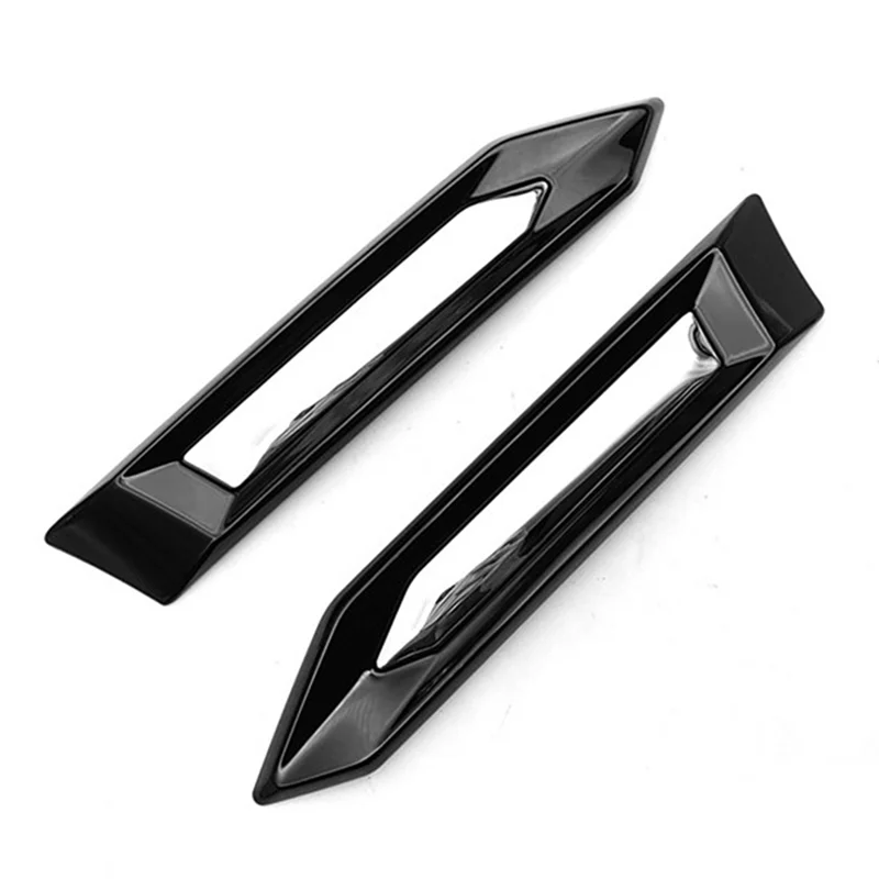 For Nissan Note E13 2020 2021 Car Chrome Exterior Auto Front Bumper Spoiler Side Air Outlet Decorative Strip