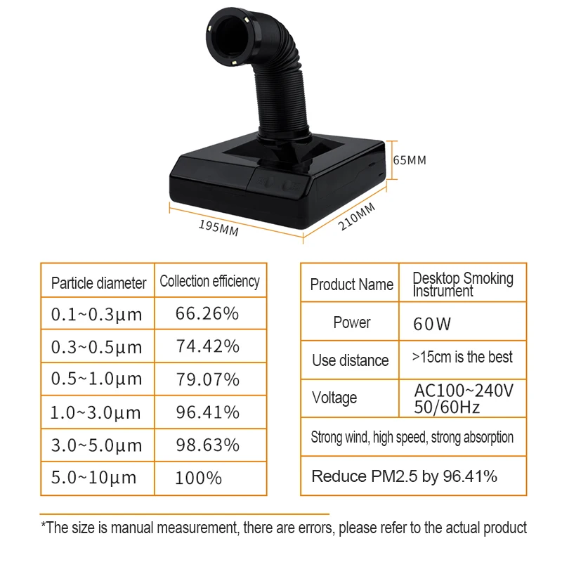 DIY zu Hause Kleines Desktop-Räuchergerät Löten Rauchreiniger Rauchabgasfilter Löten Wartung Rauchmaschine