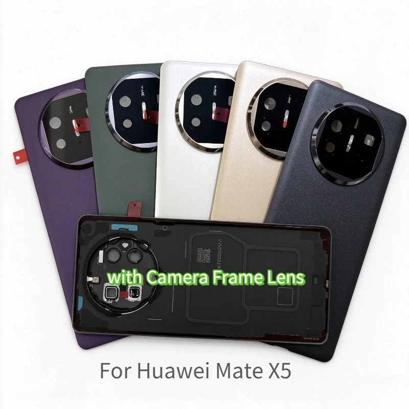A+ For Huawei Mate X5 Battery Back Cover Housing Door Rear Case Replacement Mobile Lid with Camera Frame Glass Lens