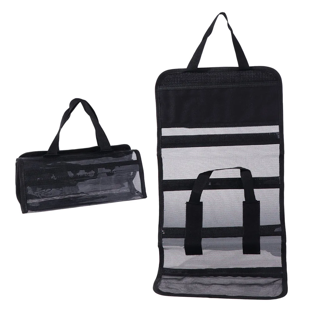 

Дышащий чехол для рыболовных приманок большой емкости, грязеотталкивающий, складной, сетчатый, прозрачный, для хранения снастей