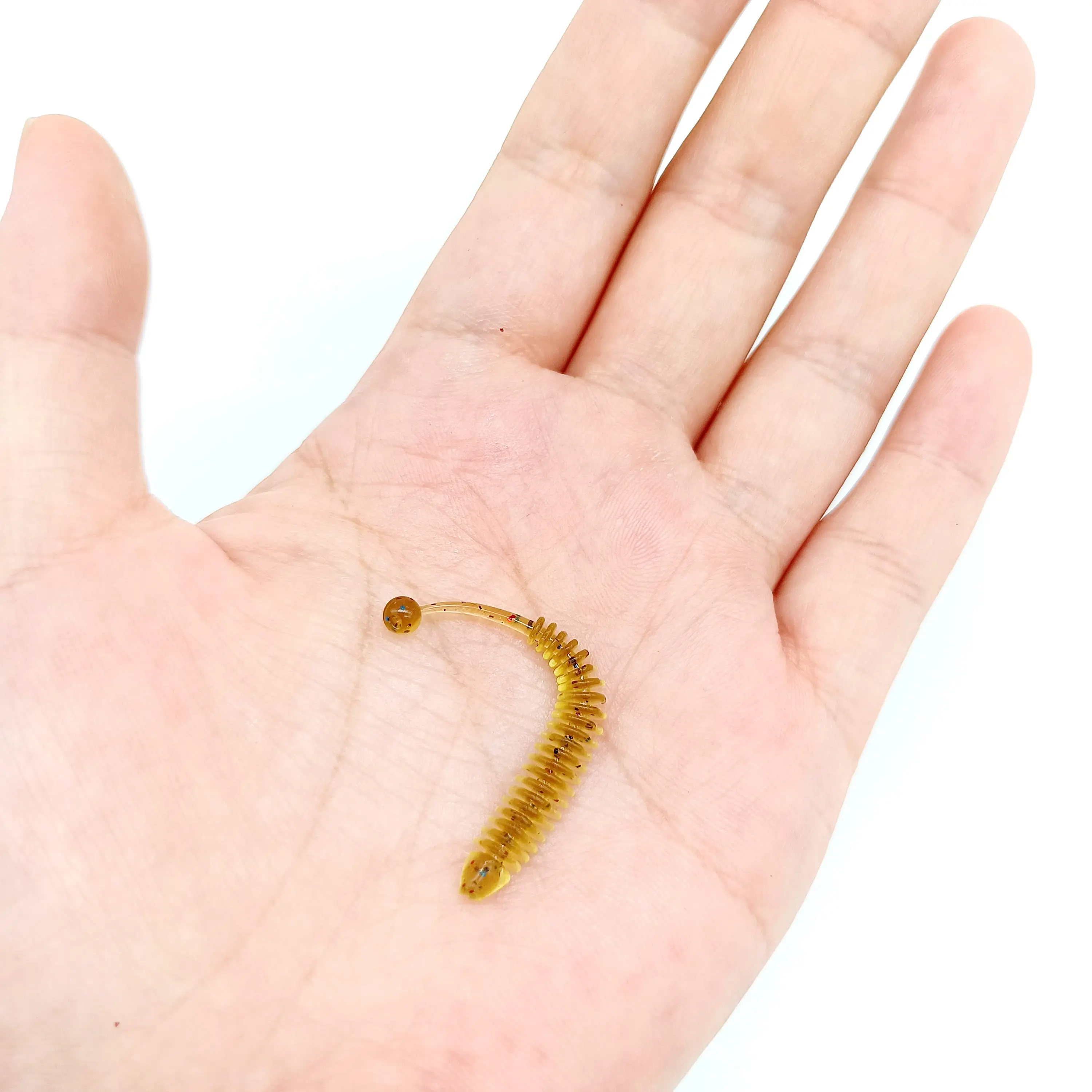 DUODUOYU 10PCS Mini Weiche Angeln Locken 47mm/57mm/77mm Nadel Silikon Swimbait Wobbler Künstliche köder Seebarsch Angelgerät – Detail 3