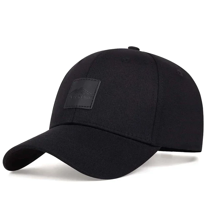Unisex NEW York Leather Label Baseball Caps Outdoor Adjustable Spring and Autumn Casual Sunscreen Hat