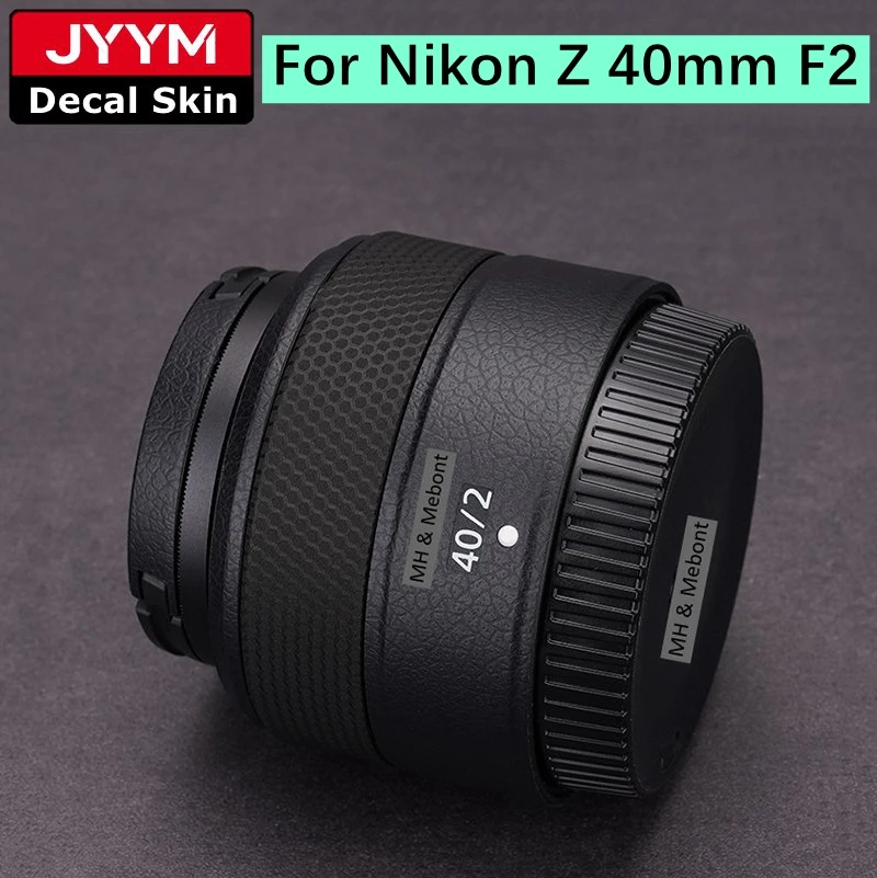 لنيكون Z 40 مللي متر F2 المضادة للخدش عدسة الكاميرا ملصق معطف التفاف طبقة رقيقة واقية الجسم حامي غطاء الجلد F/2 1:2 Z40F2 #1