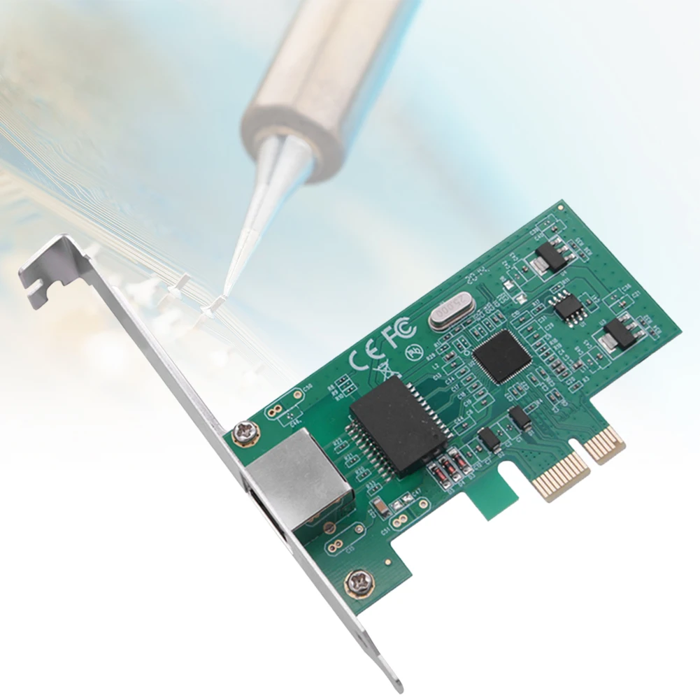 Сетевая карта PCI Express, 1000 Мбит/с, 10/100/1000 м
