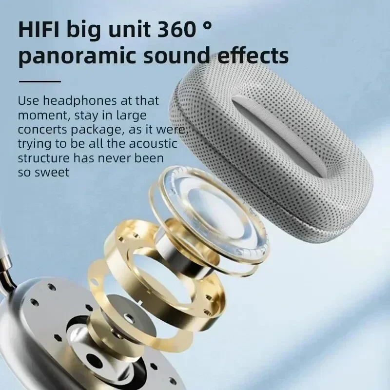 P9/P9 Pro Max Wireless Bluetooth 5.1 Game Headphone Headset With Mic HiFi Sound Earphone for Android iOS Sport Gaming Headphones image 6