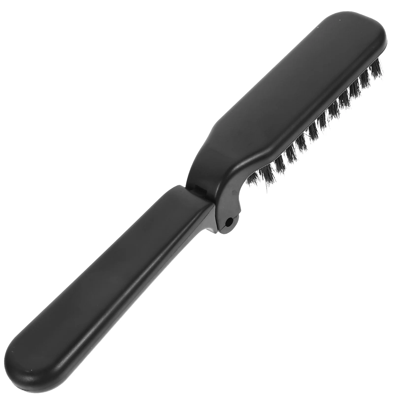 Cepillo de pelo portátil para hombres y mujeres, peine de barba, herramienta pequeña plegable, cuidado del bigote, Estilismo, desenredante Masculino