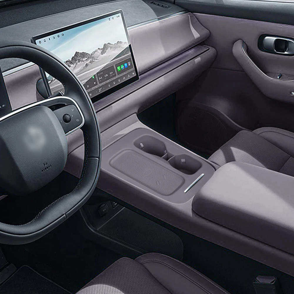 ل Leapmotor C10 C16 حامل الكأس غطاء مراتب مضاد للماء عالي الجودة لوحة شحن لاسلكي الغطاء الواقي التحكم المركزي حامل هاتف سيليكون حصيرة #4