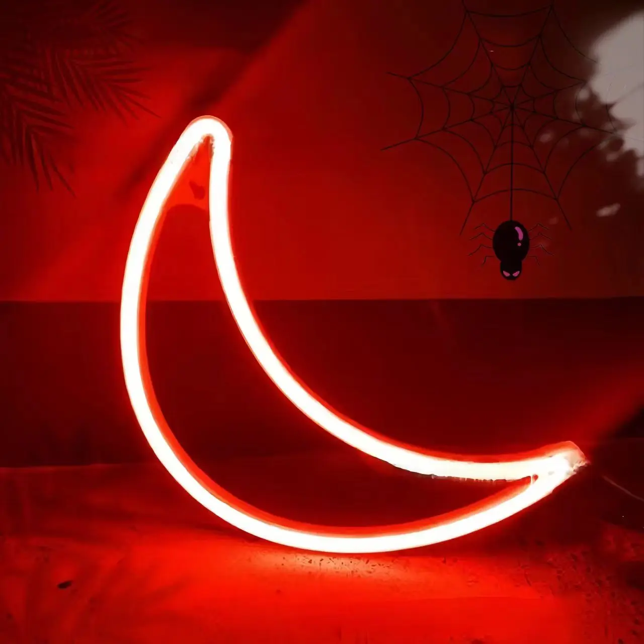 Halloween neon lights, USB/battery powered, Halloween room party game room, bedroom, party LED indoor night lights