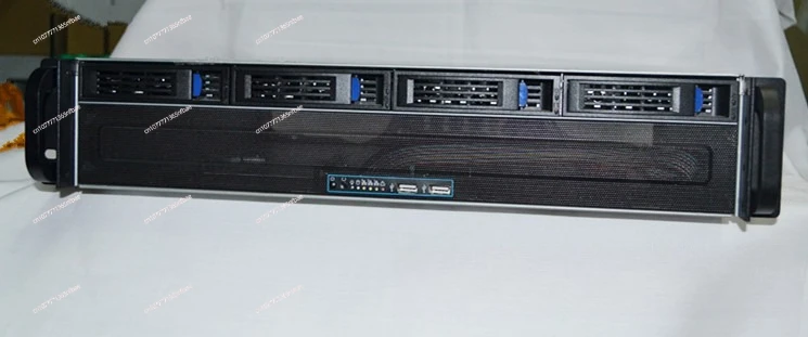 

2U Rack Mount Server Case 4 Hot-Swap Hard Drive Bays Industrial Computer Chassis HD Storage for KTV & Surveillance System