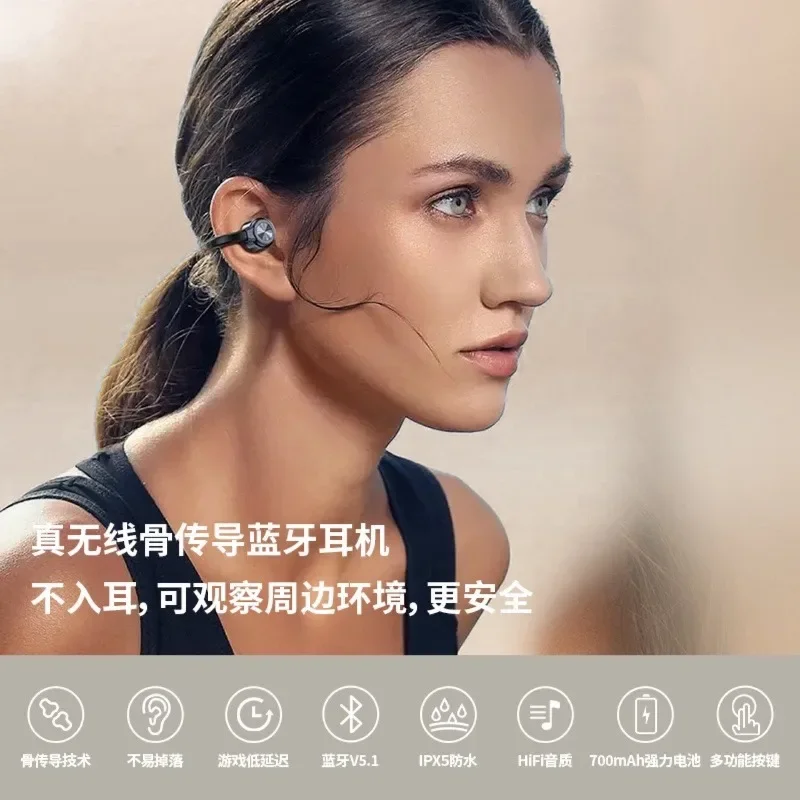 Dacom GW1 Sports Wireless Clip-on-Ear, Non-In-Ear HiFi Sound Quality Bone Conduction