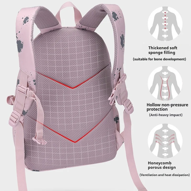 Schoolbags for elementary school boys and girls high school students with large capacity load relief backpack