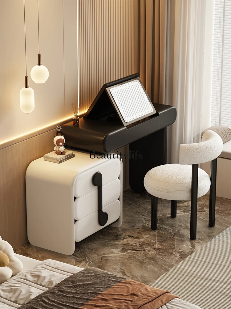 

Dresser, chest, integrated small apartment, simple bedroom 2025 new retro clamshell makeup table