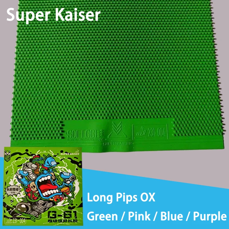 gomma-per-racchetta-da-ping-pong-super-kaiser-green-single-puntini-lunghi-ox-particelle-medie-approvata-ittf-per-gioco-offensivo-e-difensivo