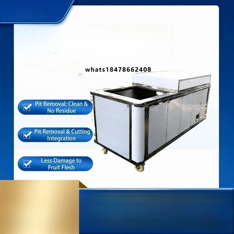 Automatic Olive Pitting Machine 380V 1.5KW Longan Seed Remover