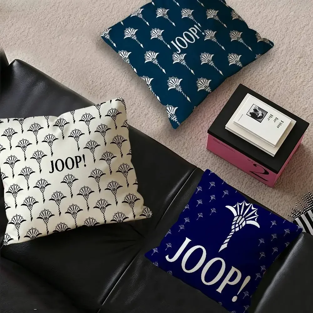 J-Joops Logo Personalized Pillow Cover Kids Bedroom Wild Party Decor Pillowcase Kid Birthday Shower Gift