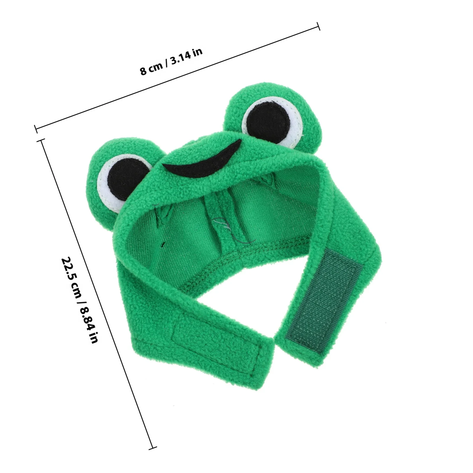 Adorável chapéu de animal de estimação em forma de sapo para animais de estimação pequenos hamsters chinchilas gatinho festival festa fotografia chapéu de hamster