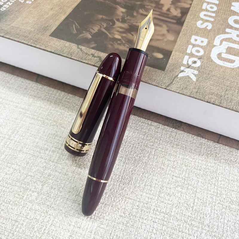 

New Wing Sung 630 Brief Fountain Pen Iraurita Nib 0.5~0.7mm Nib Piston Resin Gold Clip Pen Stationery Business Gifts Writing