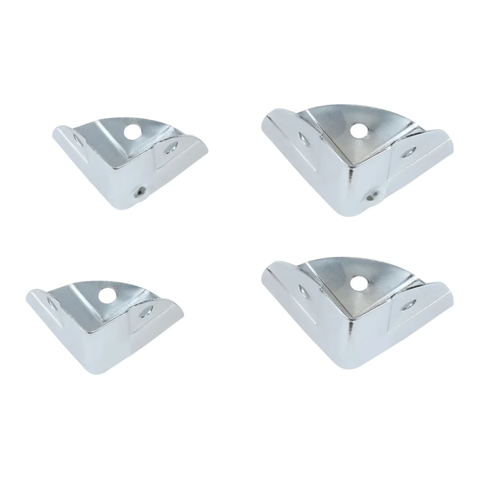 4 PC Sliver โลหะไม้ไวน์กล่องมุมเหล็กป้องกันกรณี 23*23 มม.28*28 มม.Edge GUARD ของขวัญกล่องบรรจุภัณฑ์มุม