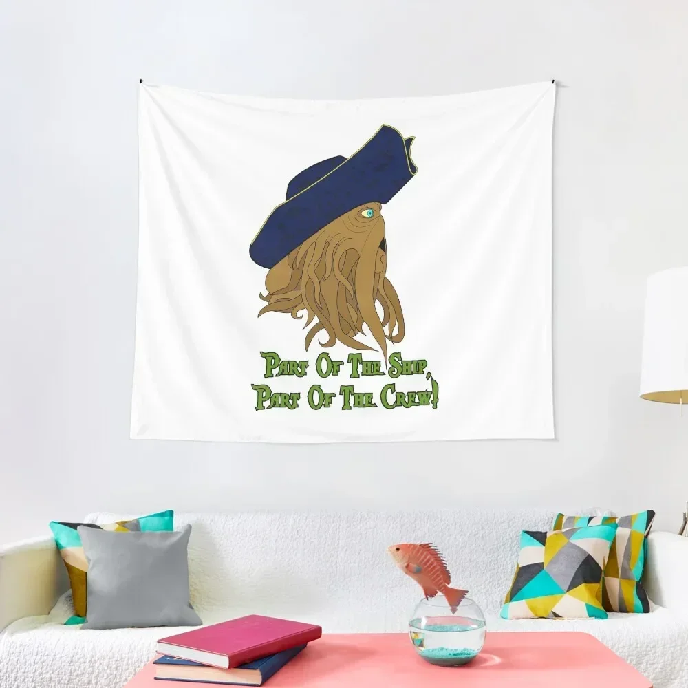 

Davy Jones Part Of The Ship Tapestry Home Supplies Funny Wall Decor Tapestry